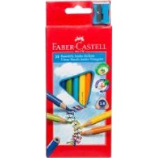 Карандаши цветные Jumbo с точилкой Faber-Castell