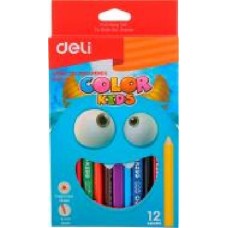 Карандаши цветные Color Kids Jumbo EС00600 12 шт. Deli