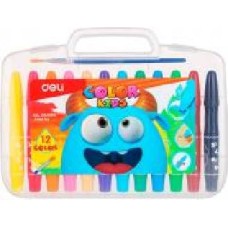 Карандаши цветные Color Kids Gel EС20504 12 цветов Deli