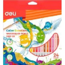 Карандаши цветные акварельные Color Emotion EС00720 24 шт. Deli