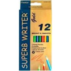 Карандаши цветные Superb Writer Gold E4100G-12CB Marco