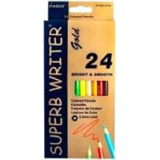 Карандаши цветные Superb Writer Gold E4100G-24CB Marco