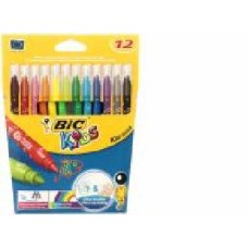 Фломастеры Kid couleur 12 шт 841798 BIC