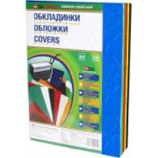 Обложка для брошюрования D&A А4 Leather Grain ассорти 100 шт.