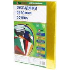 Обложка для брошюрования D&A ПВХ А4 прозрачный/желтый 1220102020500 180 мкм 100 шт.