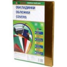 Обложка для брошюрования D&A ПВХ А4 прозрачный/коричневый 1220102020300 180 мкм 100 шт.