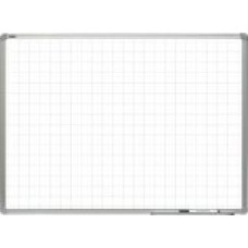 Доска магнитно-маркерная 2х3 в клетку АLU23 60х90 cм TSQ96