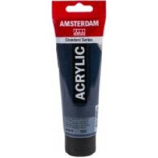 Краска акриловая № 566 Берлинская лазурь 120 мл Amsterdam Standart Royal Talens Краска акриловая № 566 Берлинская лазурь 120 мл Amsterdam Standart Royal Talens