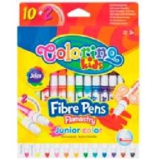 Фломастеры Fibre Pens 12 цветов 34609PTR Colorino