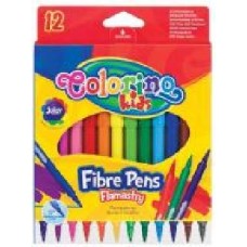 Фломастеры Fibre Pens 12 цветов 14588PTR/1 Colorino