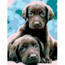 Картина по номерам Маленькие друзья Вентс