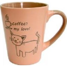 Чашка Coffee Cat Pink 320 мл M0420-38022B Milika