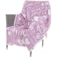 Плед Аrt Knit Big Love 130x170 см розовый