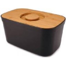 Хлебница Bread Bin 18x37x22 см черная Joseph Joseph