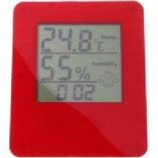 Часы настольные Mood 10х1.5х12 см красный