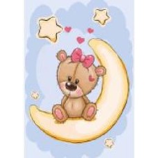 Постер Медведь луна жен Posterclub