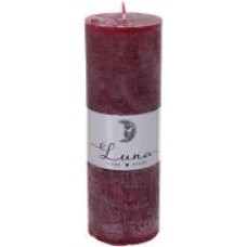 Свеча Рустик цилиндр Red Wine C5516-504 Luna