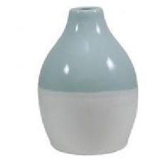 Ваза керамическая светло-зелений двухцветная Vase Bicolor V2002 Резон