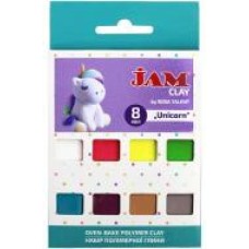 Пластика Jam Clay Unicorn 8 шт. 20 г