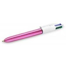 Ручка шариковая BIC 4 Colours Shine Pink