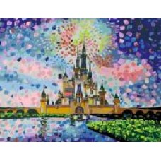 Картина по номерам Disney Castl 35х45 см Rosa Start