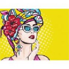 Холст на картоне с контуром Pop Art WOW 1 30х40 см Rosa Start