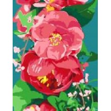 Картина по номерам Дикий пион 35x45 см Rosa Start