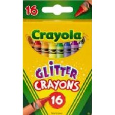 Мел восковый с блестками 16 шт./уп. Crayola