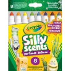 Набор фломастеров Silly Scents Шутник (washable) с ароматом 8 шт. Crayola