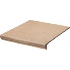 Клинкерная плитка Mattone Sabbia Beige Kapinos Stopnica Prosta 30x33 Ceramika Paradyz