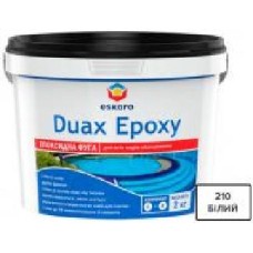 Фуга Eskaro DUAX EPOXY Двухкомпонентная эпоксидная 2 кг ведро белый