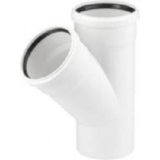 Тройник канализационный REHAU безшумный Raupiano Plus 110/110 87°