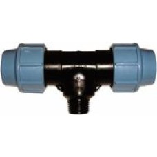 Тройник Unidelta ПЭ-ст 40х1 1/4x40 НР