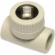 Тройник комбинированный внутренняя Wavin ППР 20х1/2 Тройник комбинированный внутренняя Wavin ППР 20х1/2