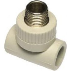 Тройник комбинированный наружная Wavin ППР З 20х1/2 Тройник комбинированный наружная Wavin ППР З 20х1/2