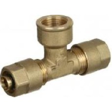 Тройник внутренняя Valsir d16x1/2”