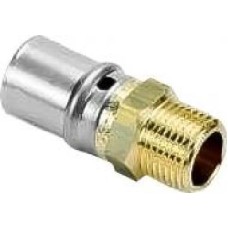 Переходник прямой Н Idrosanitaria Bonomi d20х1/2