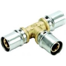 Тройник-пресс Idrosanitaria Bonomi для металлопластиковых труб O20