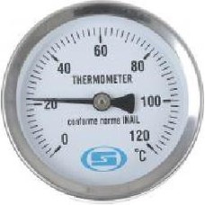 Накладной термометр Gross с пружиной O63 мм (0-120°С)