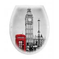 Сиденье для унитаза с крышкой London Red