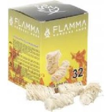 Разжигатель из древесной шерсти Flamma 32 шт.