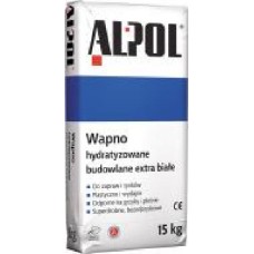 Известь гашеная Alpol Экстра белая 15 кг